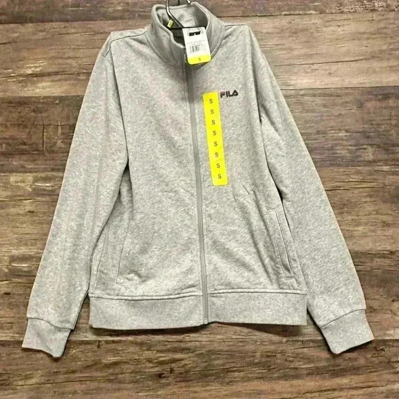 Fila Women's Gray Full Zip Jacket Size Small - Picture 1 of 3